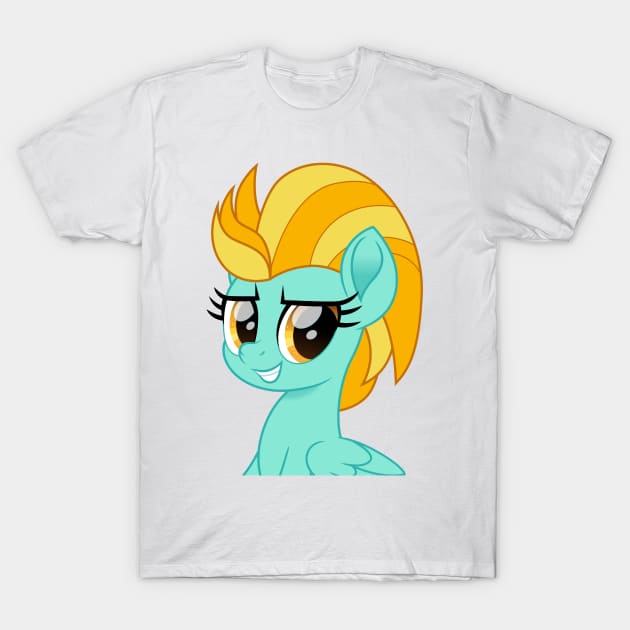 Lightning Dust portrait T-Shirt by CloudyGlow